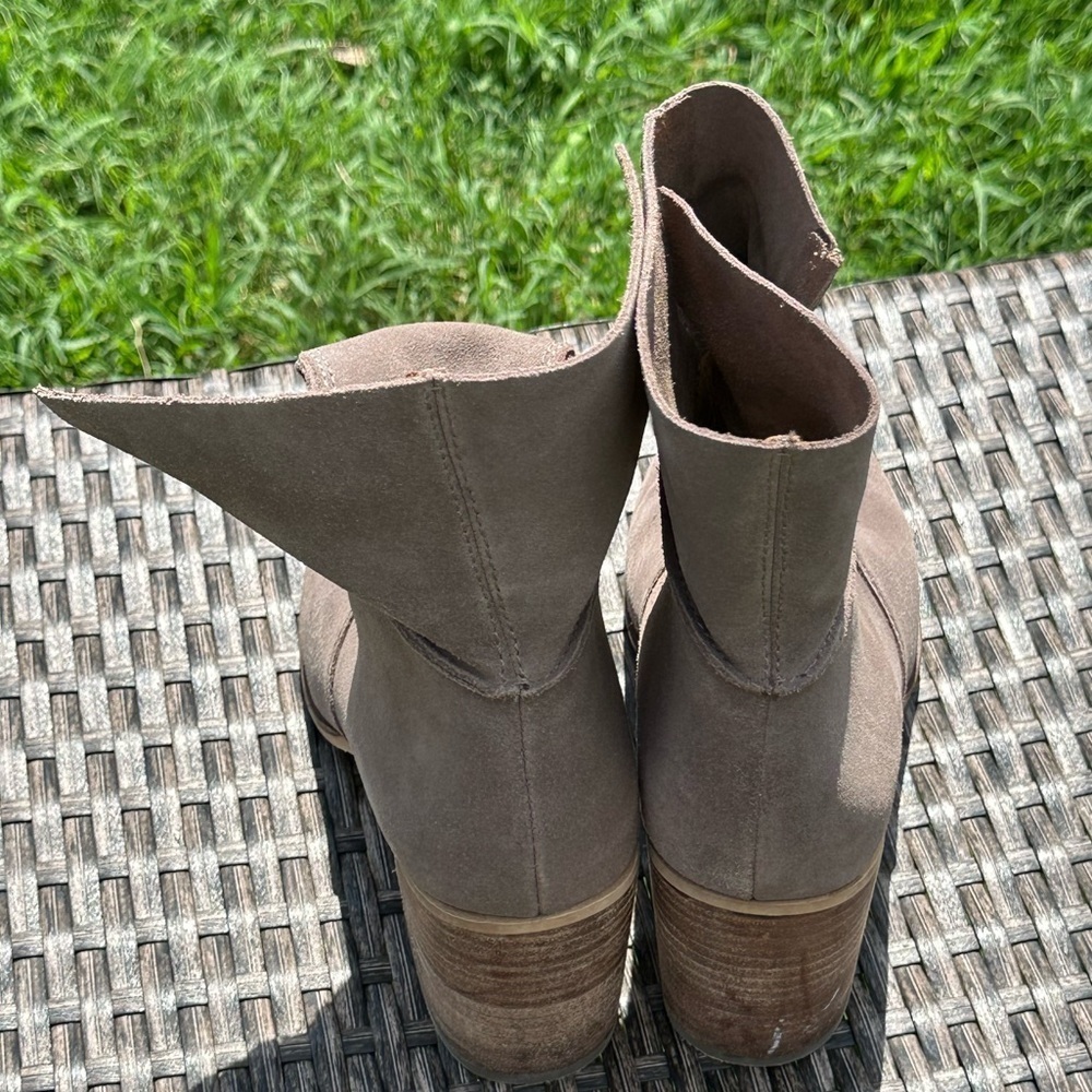 Frye & Co. Suede Leather Slouch Mid-Calf Boots - Picture 3 of 4